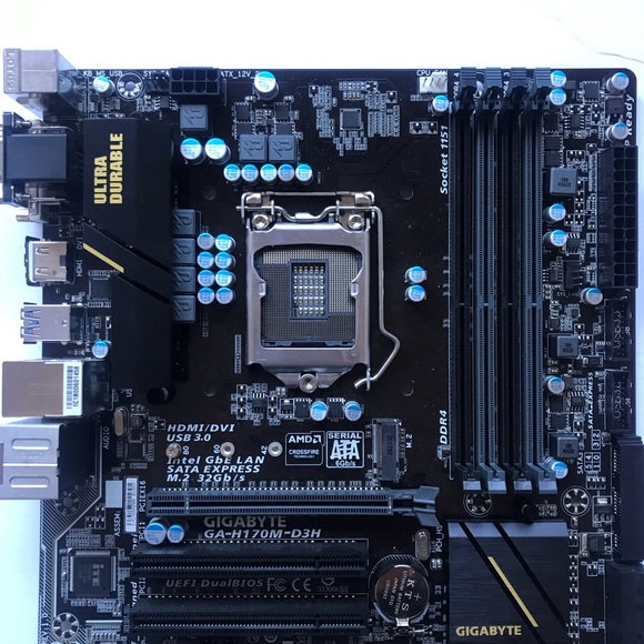 Gigabyte motherboard H170M-D3H